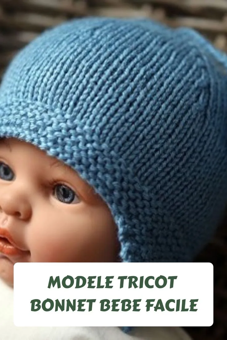 Bonnet bébé : patron gratuit à télécharger (prématuré, naissance à 12 mois) + explications couture & tricot