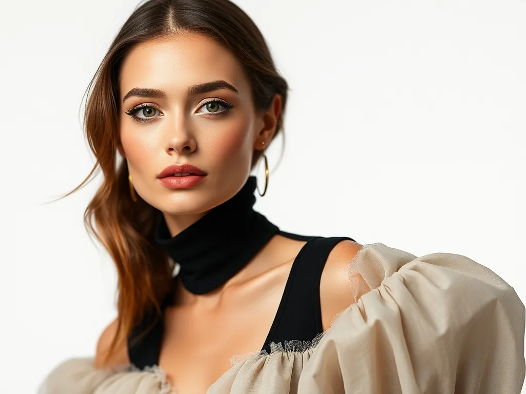 Nadia Couture effectue une retouche délicate sur une robe, alliant réparation et création dans son atelier